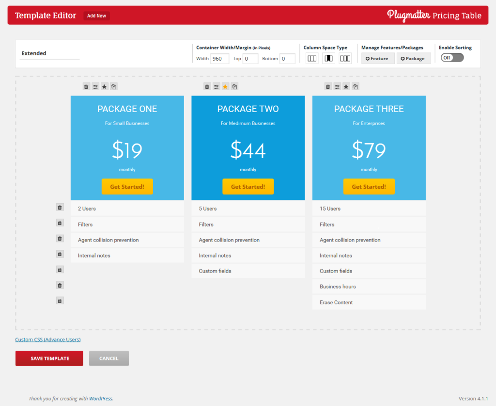 plugmatter pricing table plugin to increase pricing table conversion